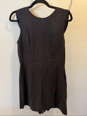 Club Monaco Black Sleeveless Romper